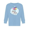 thumbnail image 1 of Unicorn With Balloons Long Sleeve Toddler -Image by Shutterstock,  4 Toddler, 1 of 4