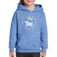 thumbnail image 1 of Unicorn With Clock Hours Hoodie Juniors -Image by Shutterstock,  Small, 1 of 4