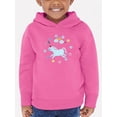 thumbnail image 1 of Unicorn With Clock Hours Hoodie Toddler -Image by Shutterstock,  5 Toddler, 1 of 4