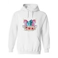 thumbnail image 1 of Unicorn With Gems And Flowers Hoodie Women -SPIdeals Designs, Female 3X-Large, 1 of 4