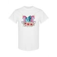 thumbnail image 1 of Unicorn With Gems And Flowers T-Shirt Women -SPIdeals Designs, Female 4X-Large, 1 of 4