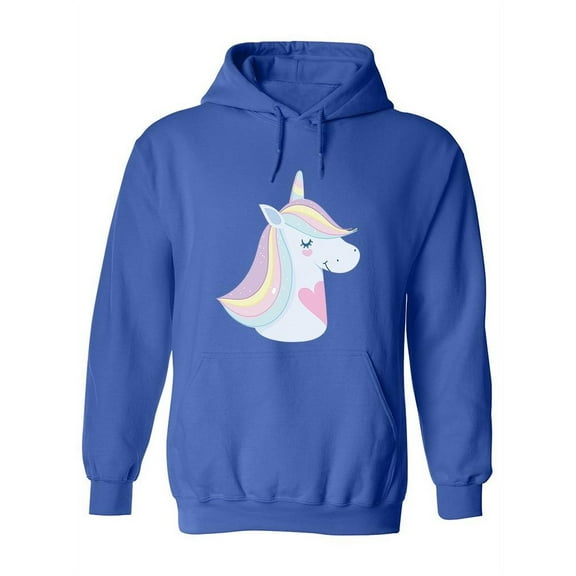 Unicorn With Head Tattoo Hoodie Women -Image by Shutterstock, Female 3X-Large