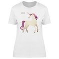 thumbnail image 1 of Unicorn With Purple Mane T-Shirt Women -Image by Shutterstock, Female Medium, 1 of 2