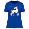 thumbnail image 1 of Unicorn With Purple Mane T-Shirt Women -Image by Shutterstock, Female Small, 1 of 2