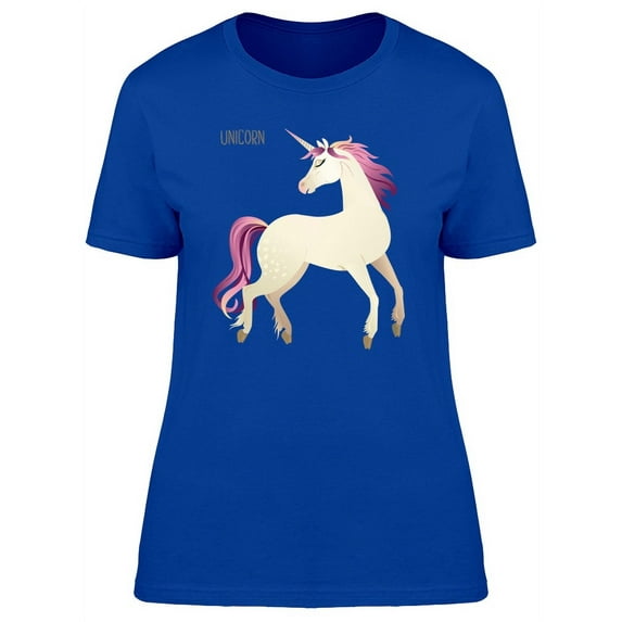 Unicorn With Purple Mane T-Shirt Women -Image by Shutterstock, Female Small