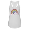 thumbnail image 1 of Unicorn With Rainbow Design Tank Women -Image by Shutterstock, Female XX-Large, 1 of 4
