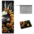thumbnail image 1 of Unicorn Yoga Towel with Storage Bag - 72.8"x26.8" for Yoga, Pilates, Fitness - Yoga Blanket, Yoga Towels, Gym Towel Included, 1 of 6