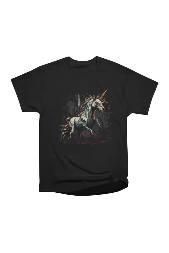 Unicorn Zombie Purge T-Shirt Tee Gift For Him Merch For Her Apparel For Friend