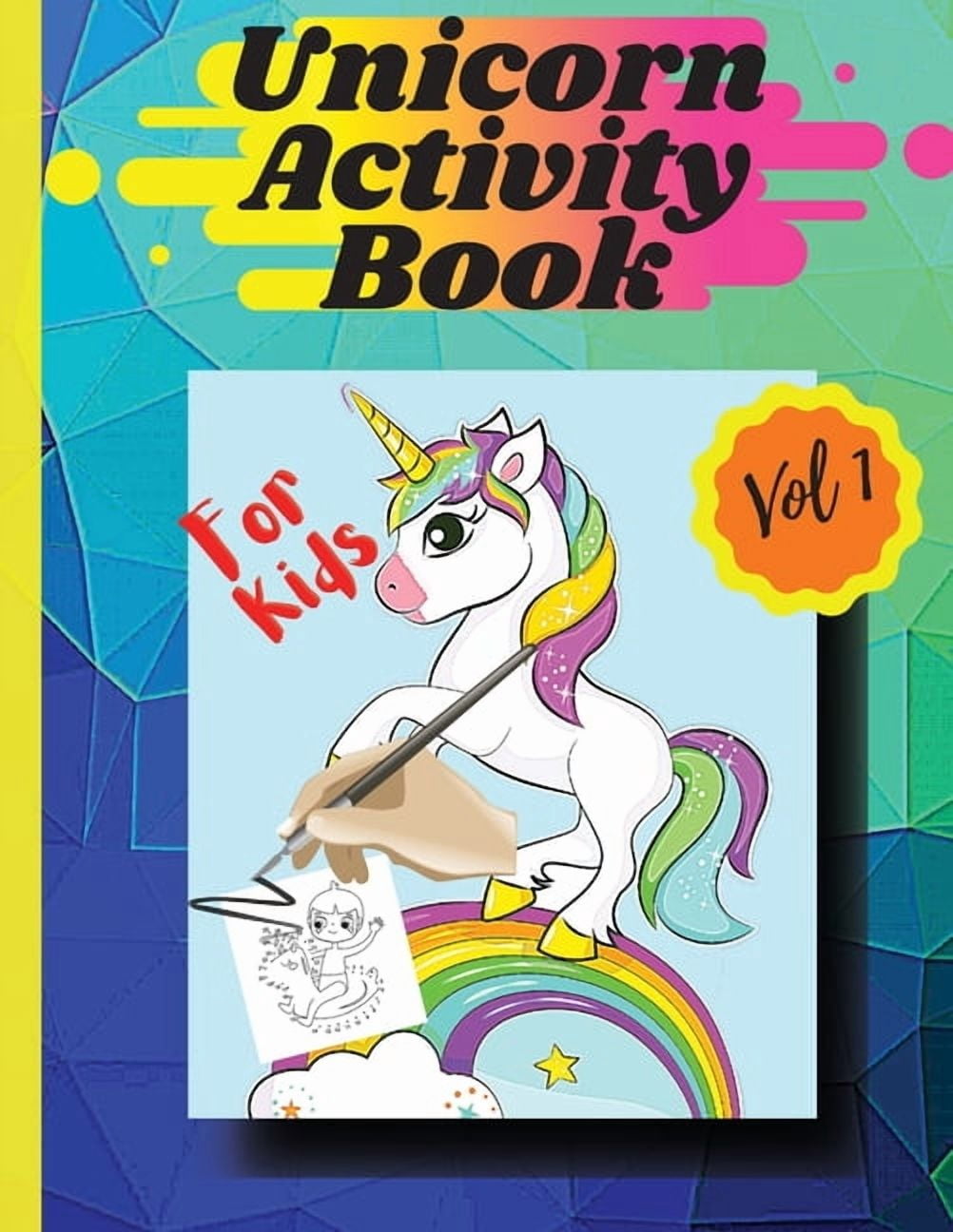 Unicorn activity book Vol1: Coloring pages and activities for girls and ...