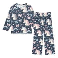 thumbnail image 1 of Unicorn and Butterf Cozy Soft Long Sleeves Top and Pants 2 Piece Cool Pjs Pajamas Set Sleepwear Size 3-11Y, 1 of 6