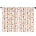 thumbnail image 1 of Unicorn and Castle Beige Pattern Insulated Teens Curtains Set Of 2, Bedroom Essentials, Toddler Room Decor 42"x63", 1 of 5