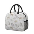 thumbnail image 1 of Unicorn and Cloud White Pattern Insulated Leakproof Lunch Box for Work, Lunch Bag for Women Men, Loncheras Para Mujer for Beach Travel Picnic Camping, 1 of 6