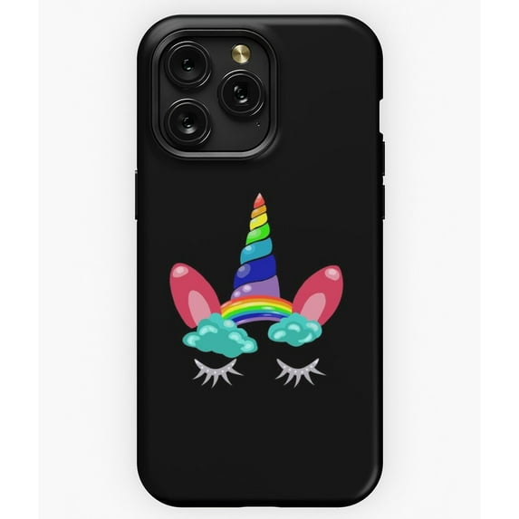 Unicorn and Rainbows Magical Weather Graphic Art A7198 Phone Case for iPhone 11 to 17 Pro Max