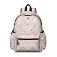 thumbnail image 1 of Unicorn and Star Pink Pattern Cute School Backpack with Padded Back and Adjustable Shoulder Straps 13.4"x11"x4.7", 1 of 5