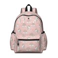 thumbnail image 1 of Unicorn and Star Pink Pattern Cute School Backpack with Padded Back and Adjustable Shoulder Straps 13.4"x11"x4.7", 1 of 5