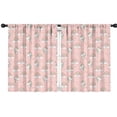 thumbnail image 1 of Unicorn and Star Pink Pattern Insulated Teens Curtains Set Of 2, Bedroom Essentials, Toddler Room Decor 42x54in(106x137cm), 1 of 5