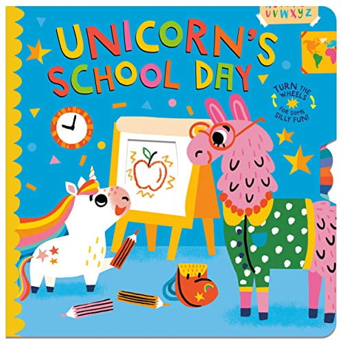 Pre-Owned Unicorn's School Day: Turn the Wheels for Some Silly Fun!, (Board Book)