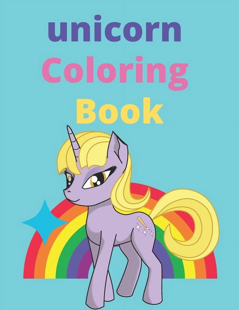 Unicorn coloring book: cute animals coloring book for kids ages 3 - 8 drawing coloring book (Paperback)