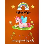 Unicorn coloring book for kids Cute funkids magical unicorn educational coloring book Paperback