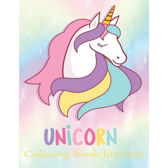 Unicorn coloring book for kids : An unicorn coloring activity book for kids & toddler age 6,7,8,9,10,11 & 12. Unicorn coloring book with color by number & funny design to active their brain. A new year gift for kids. (Paperback)