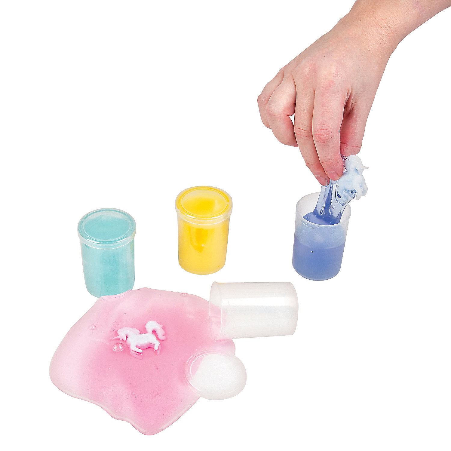 Unicorn in Rainbow Putty Party Favors 12 Pieces
