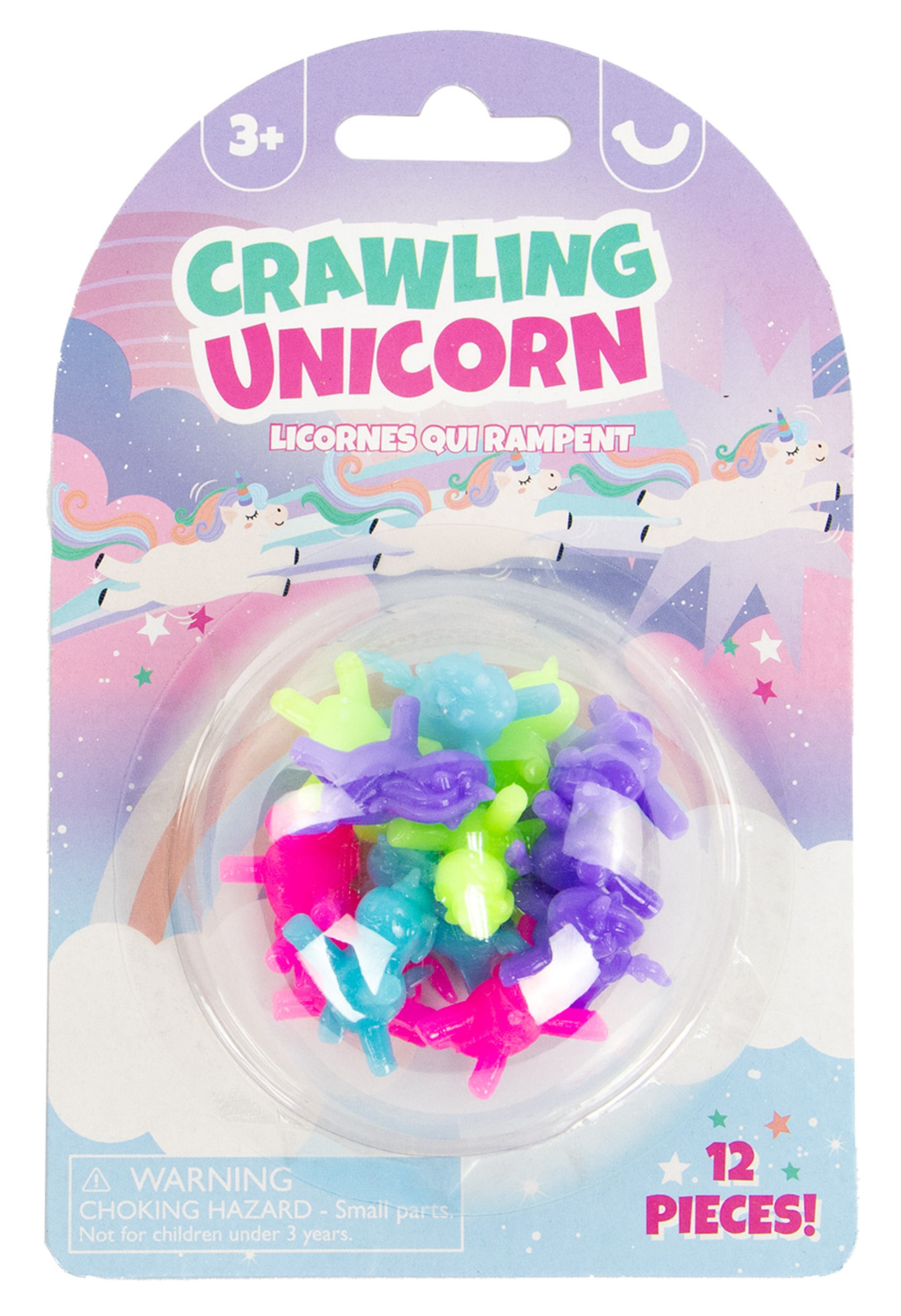 Unicorn or Spaceman Wall Crawlers, Child Novelty Keycraft Toy, Product Width 3 inch, Style May Vary