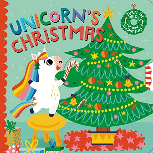 Pre-Owned Unicorn's Christmas: Turn the Wheels for Some Holiday Fun! (Board book) 0593374851 9780593374856