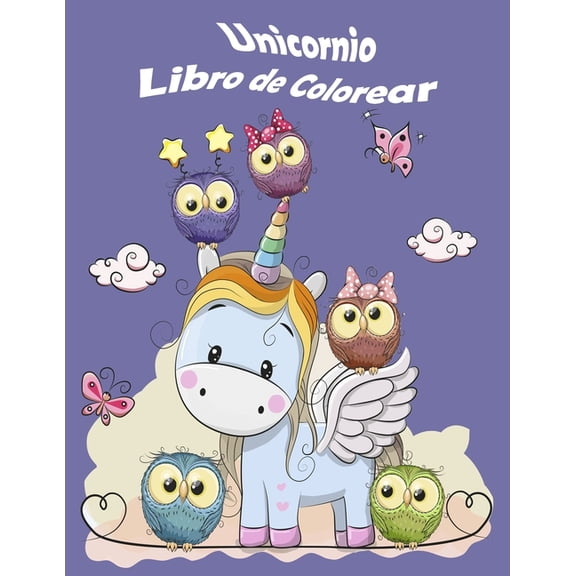 Unicornio Libro de Colorear: Buen libro para colorear con unicornio Dibujos de alta calidad Papel perforado, (Paperback)