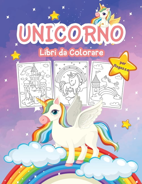 Unicorno Libro da Colorare per Ragazze : Grande Unicorn Activity