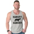 thumbnail image 1 of Unicorns Adult Tank Top T-Shirt Tees Tshirt Hangry Hungry Hippos Save Chubby, 1 of 6