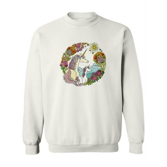 Unicorns And The Sea Sweatshirt Women -Image by Shutterstock, Female x-Large