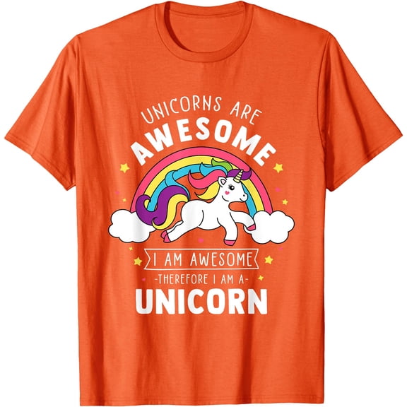 Unicorns Are Awesome I'm A Unicorn Funny Rainbow Gift Unisex T-Shirt for Men Women Kids Toddler