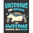 thumbnail image 1 of Unicorns Are Awesome: Unicorn Coloring Book Gift for Girls- Various Unicorn Designs with Stress Relieving Patterns - Lov, (Paperback), 1 of 1