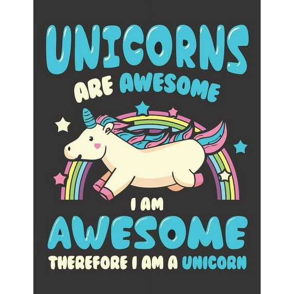 Unicorns Are Awesome: Unicorn Coloring Book Gift for Girls- Various Unicorn Designs with Stress Relieving Patterns - Lov, (Paperback)
