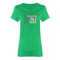 thumbnail image 1 of Unicorns Are Real Cool Design Shaped T-Shirt Women -Image by Shutterstock, Female XX-Large, 1 of 2