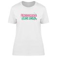 thumbnail image 1 of Unicorns Are Real Doodle Quote T-Shirt Women -Image by Shutterstock, Female Large, 1 of 2