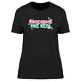 thumbnail image 1 of Unicorns Are Real Doodle Quote Tee Women's -Image by Shutterstock, 1 of 4