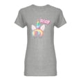 thumbnail image 1 of Unicorns Are Real Graphic Shaped T-Shirt Women -Image by Shutterstock, Female XX-Large, 1 of 2