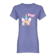 thumbnail image 1 of Unicorns Are Real Graphic Shaped T-Shirt Women -Image by Shutterstock, Female XX-Large, 1 of 2