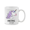 thumbnail image 1 of "Unicorns Are Real" Quote Mug  -Image by Shutterstock,, 1 of 4