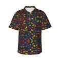 thumbnail image 1 of Unicorns Colorful Pattern Hawaiian Shirts For Men, Summer Short-Sleeve Relaxed-Fit Button-Down Shirts Xx-Large, 1 of 9