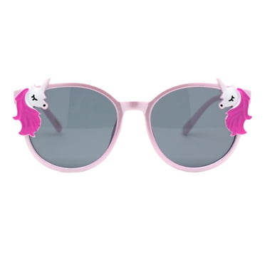 Unicorns Design Girls Sunglasses Kids Fashion Shades UV 400 Pink