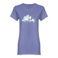 thumbnail image 1 of Unicorns Dream Magic Shaped T-Shirt Women -Image by Shutterstock, Female Medium, 1 of 2