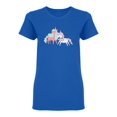 thumbnail image 1 of Unicorns Magic Animals Shaped T-Shirt Women -Image by Shutterstock, Female Large, 1 of 2