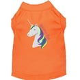 thumbnail image 1 of Unicorns Rock EmbroideRed Dog Shirt, Orange - 2XL 18, 1 of 1
