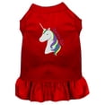 thumbnail image 1 of Unicorns Rock Embroidered Dog Dress Xx-large Red, 1 of 2