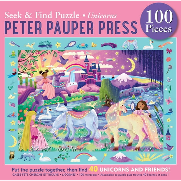 Unicorns Seek & Find 100-Piece Jigsaw Puzzle (Other)