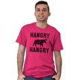 thumbnail image 1 of Unicorns Short Sleeve T-Shirt Tees Tshirts Hangry Hungry Hippos Save Chubby, 1 of 6