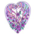 thumbnail image 1 of Unicorns in Love - 12" Vinyl Sticker Waterproof Decal, 1 of 1
