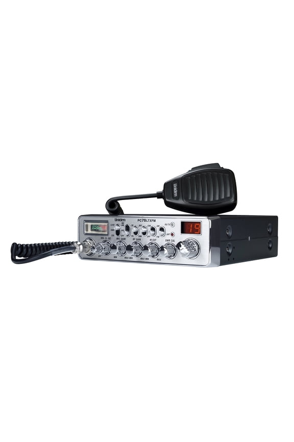 40-Channel CB Radio, AM/FM Transmit and Receive with Integrated SWR Antenna, PC78LTXFMPT